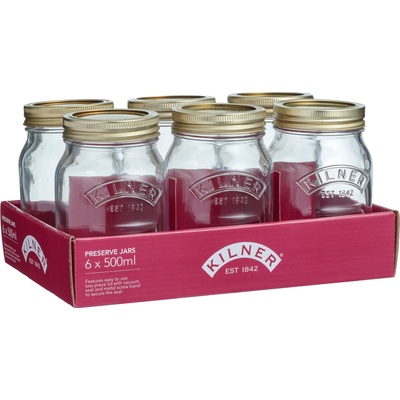 Kilner Буркани Kilner 0, 5 л 6 бр (0025.009)