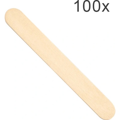 POLLIÉ Dřevěné špachtle k nanášení depilačního vosku 115 x 15mm 100 ks