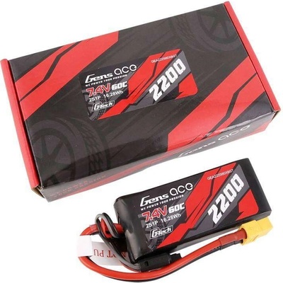 Gens ace Batéria GensAce G-Tech LiPo 2200mAh 7,4V 60C 2S1P XT60