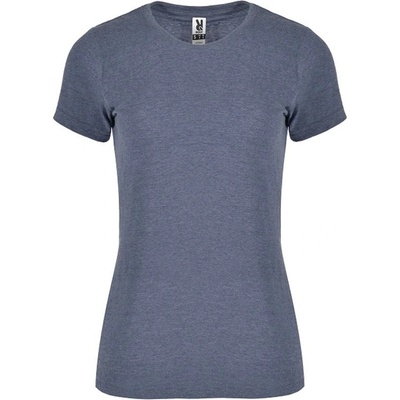 ROLY E6661 Tričko FOX dámské melírované Denim modrá