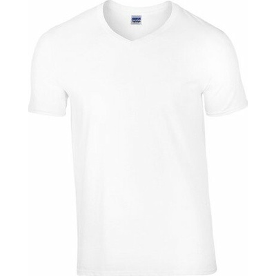 Gildan Lehké měkčené tričko pod košili do véčka SoftStyle bílá