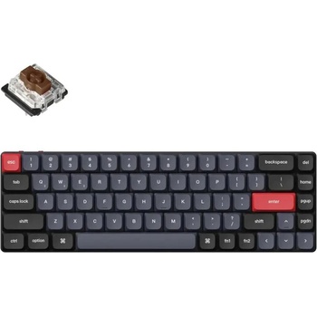 Image 1 of Keychron K7 Pro QMK/VIA 65 Hot-Swappable Low Profile Gateron Red Switch (K7P-H3)