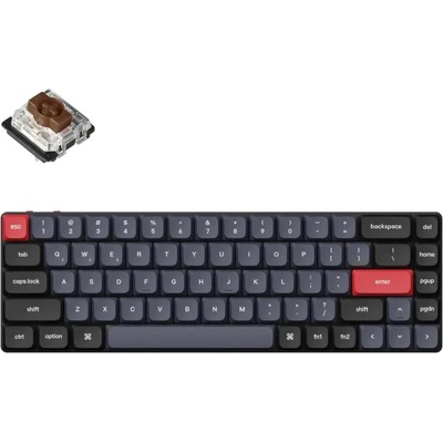 Keychron K7 Pro QMK/VIA 65 Hot-Swappable Low Profile Gateron Red Switch (K7P-H3)