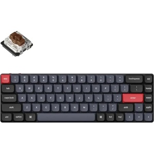 Keychron K7 Pro QMK/VIA 65 Hot-Swappable Low Profile Gateron Red Switch (K7P-H3) Клавиатури