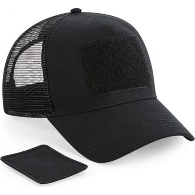 BEECHFIELD TRUCKER s vymeniteľnou nášivkou čierna