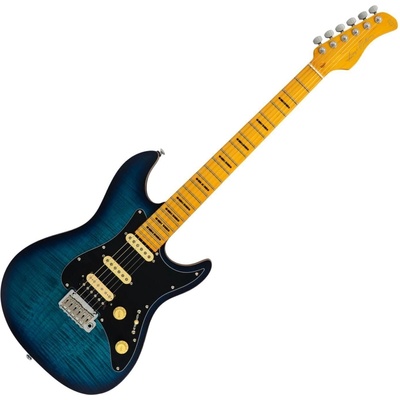 SIRE Larry Carlton S7 FM New Gen Satin Transparent Blue Електрическа китара