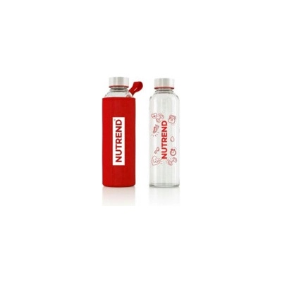 Nutrend SKLENENÁ FĽAŠA - 500 ml - ružová s obalom