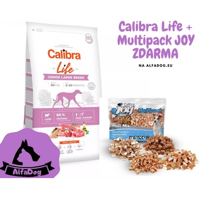 Calibra Dog Life Junior Large Breed Lamb 12 kg
