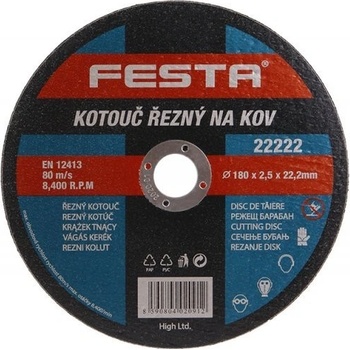 Festa Kotouč řezný 150 x 1,2 x 22,2 mm 122219