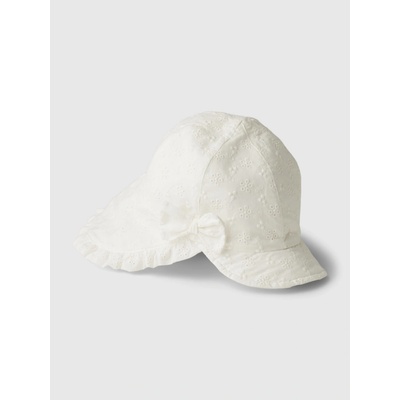GAP Baby krajkový klobúk Biela