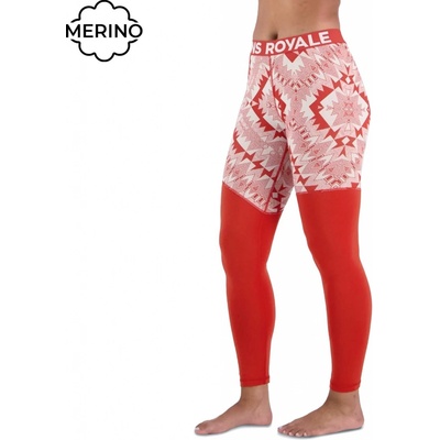 Mons Royale Wms Cascade Merino Flex 200 Legg retro red nordtek 22/23