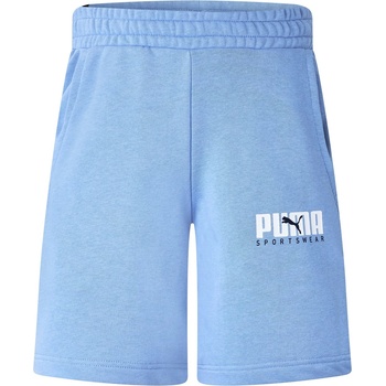 PUMA Поларени къси панталони Puma Key Graphic Fleece Jogger Shorts - Zen Blue
