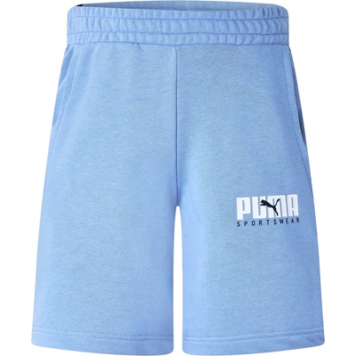 PUMA Поларени къси панталони Puma Men's Key Graphic Fleece Jogger Shorts - Zen Blue