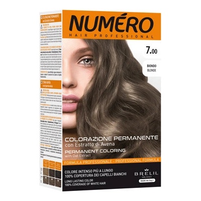 Brelil Numéro Permanent Coloring barva na vlasy 7.00 Blonde 125 ml