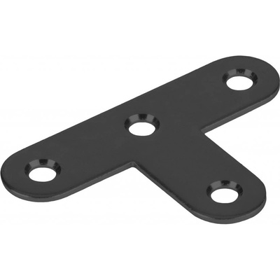Walteco Spojovací plech T 40x60x15 mm černý , 492