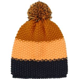 Color Kids Детска зимна шапка (beanie) Color kids Kid's Hat Colorblock Beanie - Orange Pop - размер 50 cm (904-2407-0414)