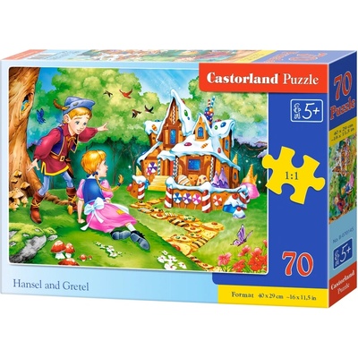 CASTORLAND Jeníček a Mařenka 70 dílků