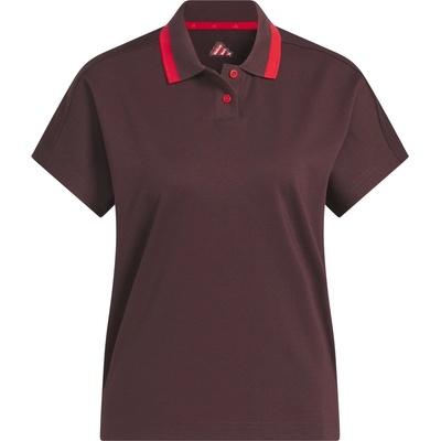 adidas Блуза с яка Adidas Women's Go-To 2Btn Short Sleeve Performance Polo Shirt - Aurora Ruby S25