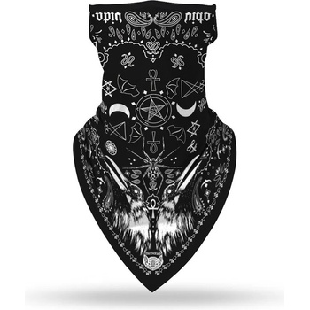 Hoodstyle Бандана маска с уши нов дизайн HoodStyle Bandana Design NewBNZ-C1 - Черен, размер