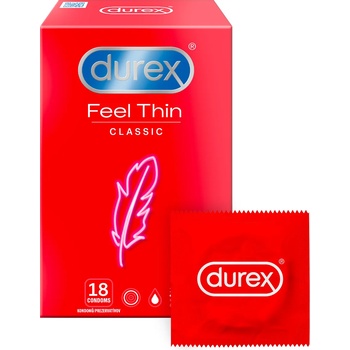Image 1 of Durex Feel Thin Classic 18 pack