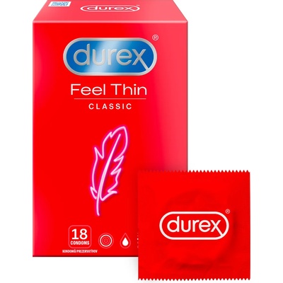 Durex Feel Thin Classic 18 pack