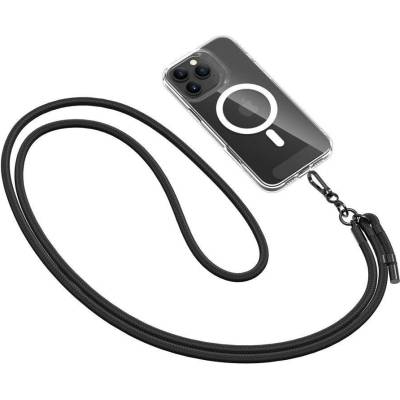 Šňůrka na krk TECH-PROTECT C1S crossbody černá/černá