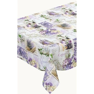 Impol Trade Ubrus PVC 173A Provence levandule návin 20 mx140 cm