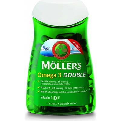 Mollers Omega 3 Daily Health rybí olej 112 kapsúl