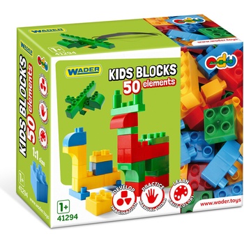 Wader 41294 Kids Blocks 50 ks