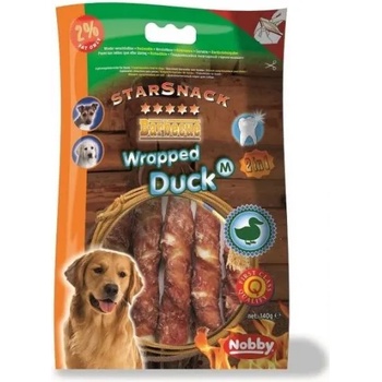 NOBBY Лакомство StarSnack BARBECUE Wrapped Duck размер M / 140 гр 70073