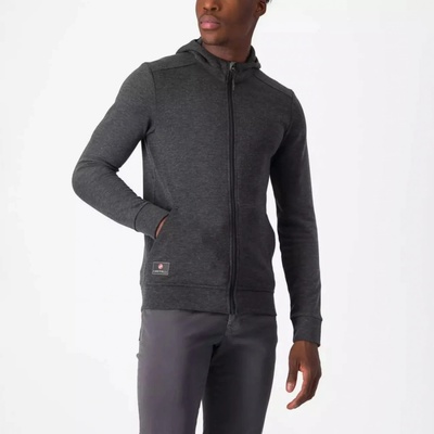 Castelli MILANO 2 FULL ZIP FLEECE mikina tmavomodrá