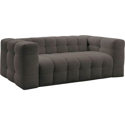 Bobochic Paris Hnědá bouclé rozkládací pohovka Cloud 228 cm