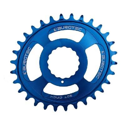Плоча BURGTEC Oval Cinch Thick Thin - Син 32T