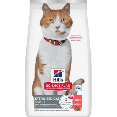 Hill's Science Plan Feline Young Adult sterilised Salmon 10 kg