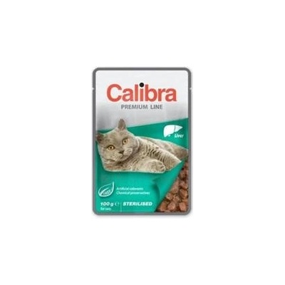 Calibra Cat Premium Sterilised Liver 5 x 100 g