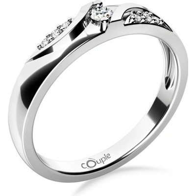 Couple prsten Peyton bílé zlato se zirkony 6864249 0 1