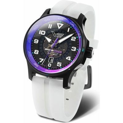 Vostok Europe NH35/592C760 biely gumový remienok