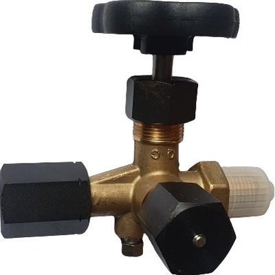 SUKU manometrový ventil 3-cestný G1/2" PN250 F/M/M 70151