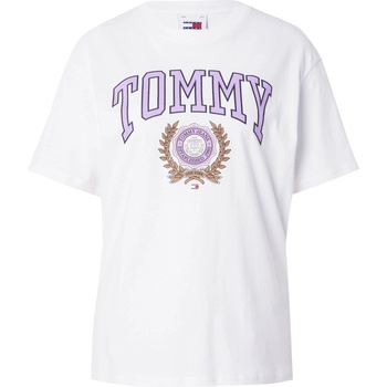 Tommy Jeans Тениска 'Varsity Sport 3' бяло, размер S