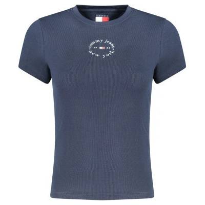 Tommy Hilfiger dámské tričko s krátkým rukávem modré