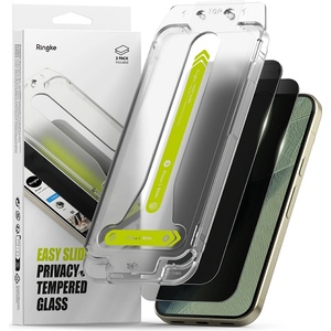 Ringke Стъклен протектор Ringke - Easy Slide Tempered Glass (2 бр. ) - Google Pixel 9 Pro / 10 Pro / 11 Pro - Поверителен / Privacy