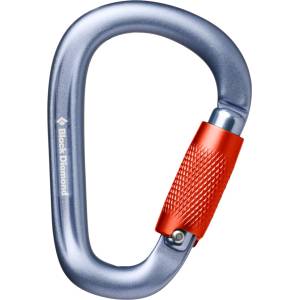 Black Diamond Заключващ се карабинер Black diamond Pearlock Twistlock Carabiner Locking carabiner - Gray - размер One Size (340-0049-0111)