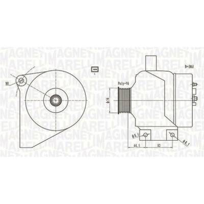 generátor MAGNETI MARELLI 063731861010