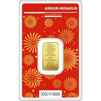 Argor-Heraeus Rok Draka zlatá tehlička 5 g