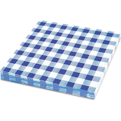 Wimex servítky 1V Karo modré 33x33cm 100ks