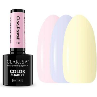 CLARESA hybridní gel lak Ciao, Pastel! 5g - různé