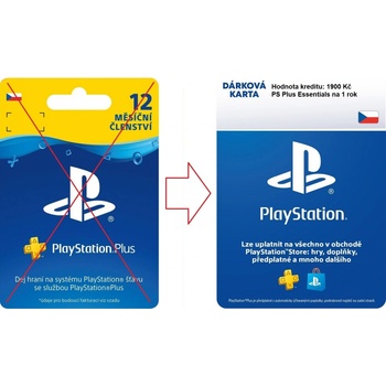 PlayStation dárková karta 2000 Kč