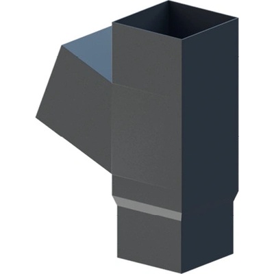 Satjam Kwadra Odskok do zvodu hranatý pravé 0,6 mm RAL 7016 antracit