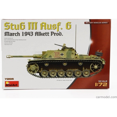 Miniart Tank Stug Iii Ausf.g Military 1943 / 1:72