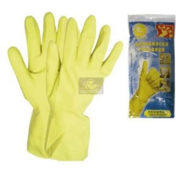 Decorex Ръкавици латекс размер l 13657